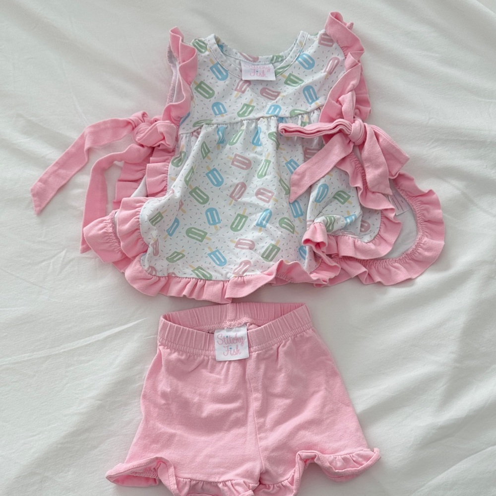 Stitchy Fish Side Tie Set
